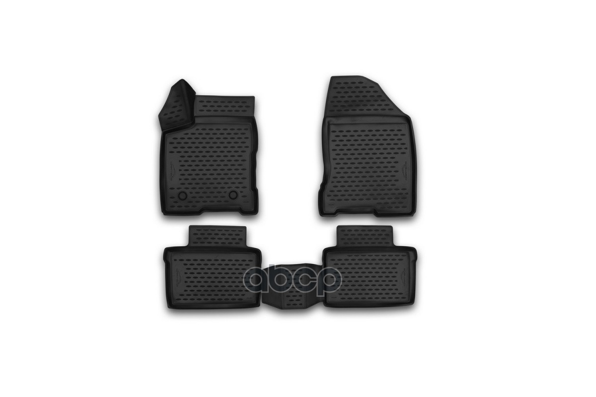 Коврики 3D в салон LADA Vesta, 2015-, сед/унив., 4 шт. (полиуретан) / Лада Веста ELEMENT арт. CARLD00001k