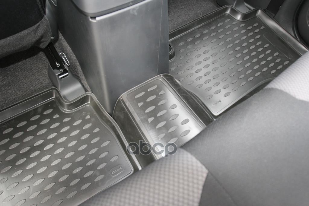 Коврики 3D в салон MITSUBISHI L200, 2015-, Бюджетная комплектация, 4 шт. (полиуретан) / Митсубиси Л200 ELEMENT арт. CARMIT00003