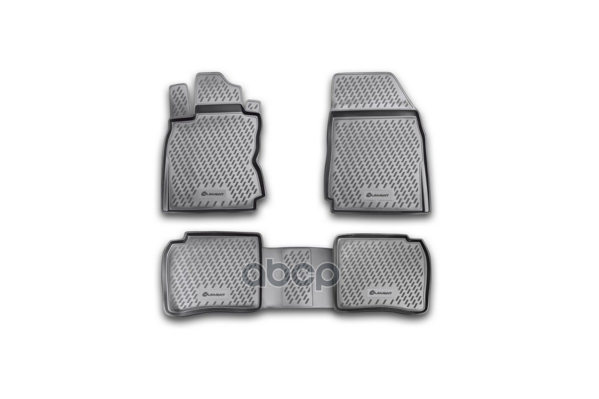 Коврики в салон NISSAN NOTE 2005-, 4 шт. (полиуретан) / Ниссан Ноут ELEMENT арт. CARNIS00011