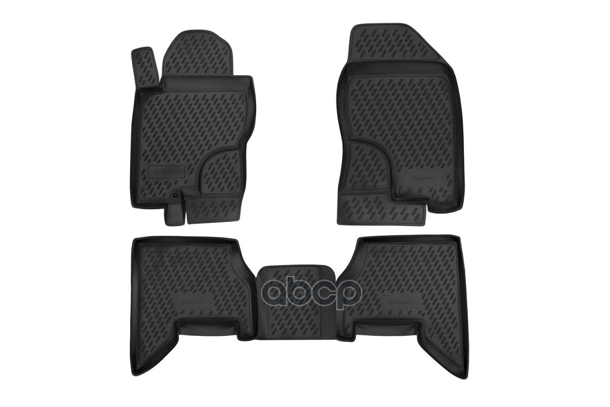 Коврики в салон NISSAN Pathfinder, 2010-2014 4 шт. (полиуретан) / Ниссан Патфайндер ELEMENT арт. CARNIS10051h