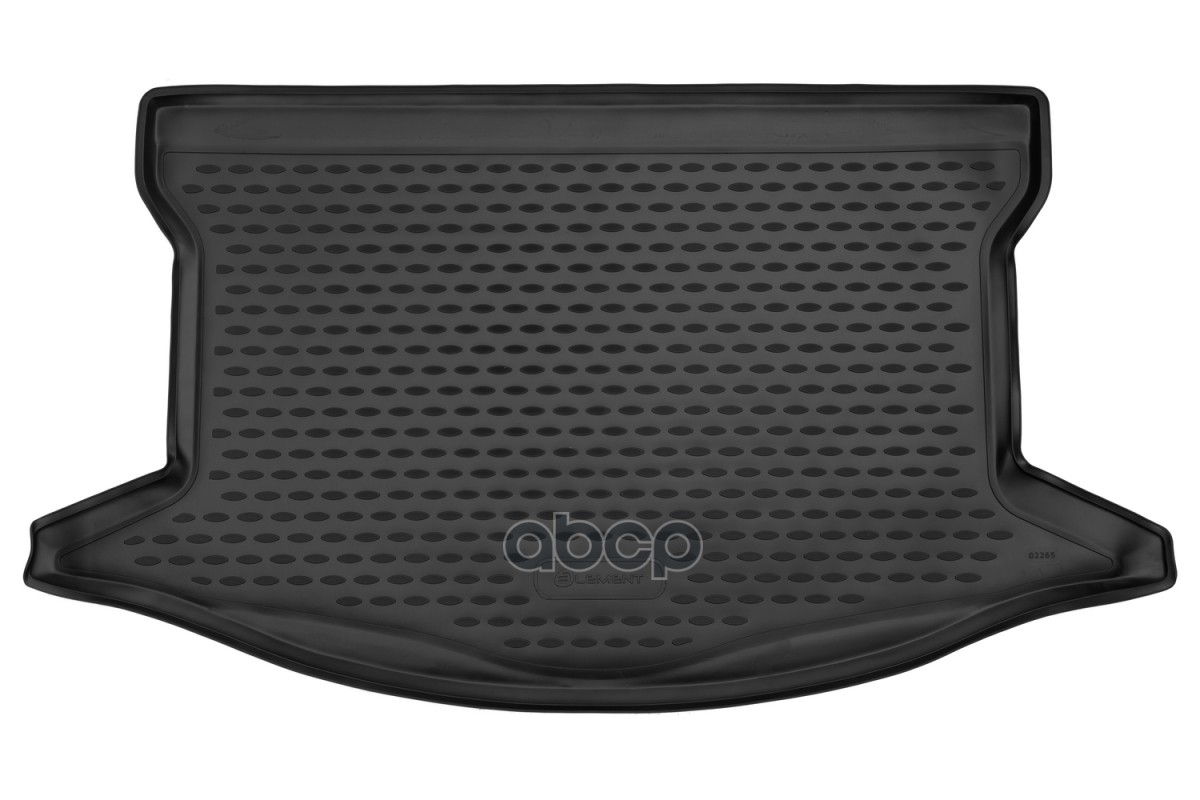 Коврик в багажник для TOYOTA Ractis, 2010-2016 хетчбек, 1шт. (полиуретан) / Тойота Рактис ELEMENT арт. ELEMENT022651