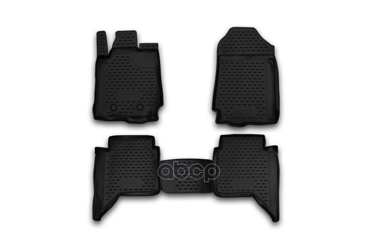 Коврики в салон FORD Ranger, 4 doors, 2011-2022 4 шт. (полиуретан) / Форд Ранджер ELEMENT арт. ELEMENT1634210k