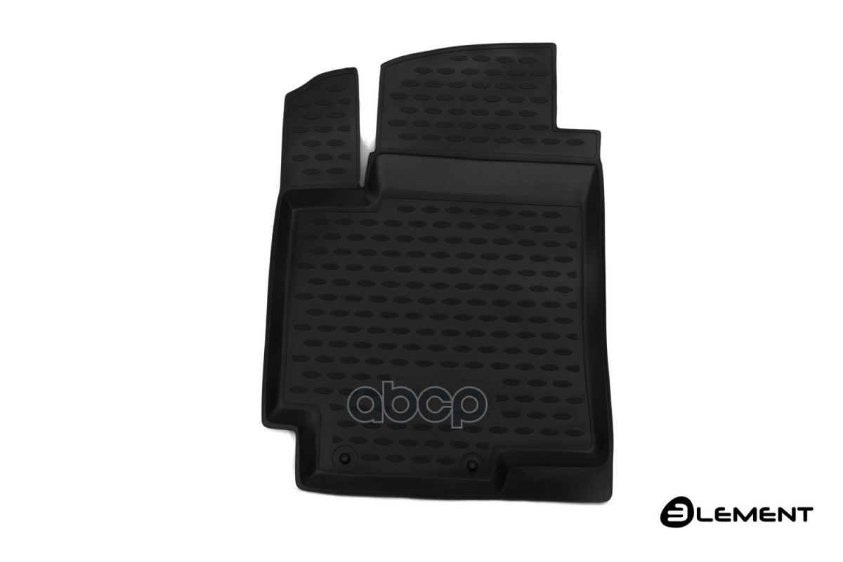 Коврик в салон для HYUNDAI Solaris (I, Iр), 2010-2017, передний левый, 1 шт. (полиуретан) / Хендай Солярис ELEMENT арт. ELEME...