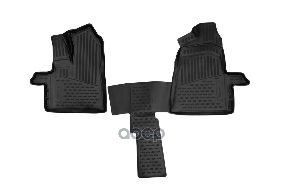 Коврики 3D в салон для FORD Transit, 2015-2019 фургон, USA, vinyl flooring ,2шт. (полиуретан) / Форд Транзит ELEMENT арт. ELE...