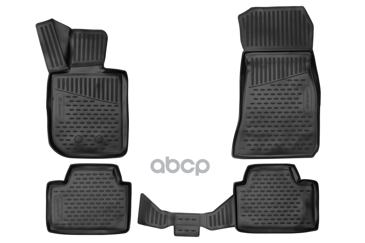 Коврики 3D в салон для BMW Series 3 G20, 2019- седан, 4шт. (полиуретан) / БМВ Тройка ELEMENT арт. ELEMENT3D02308210k