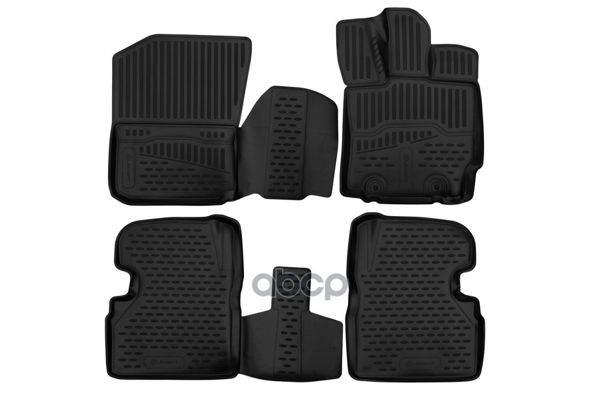 Коврики 3D в салон для TOYOTA Passo, 2010-2016 правый руль хэтчбек, 4шт. (полиуретан) / Тойота Пассо ELEMENT арт. ELEMENT3D02...