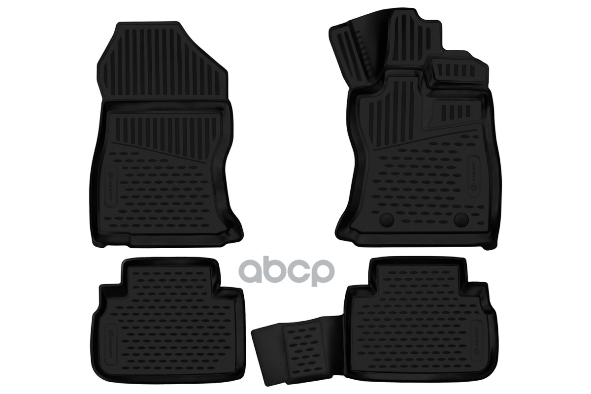 Коврики 3D в салон для SUBARU Forester, 2018-н.в.правый руль внед., (ЮАР), 4шт. / Субару Форестер ELEMENT арт. ELEMENT3D02400...