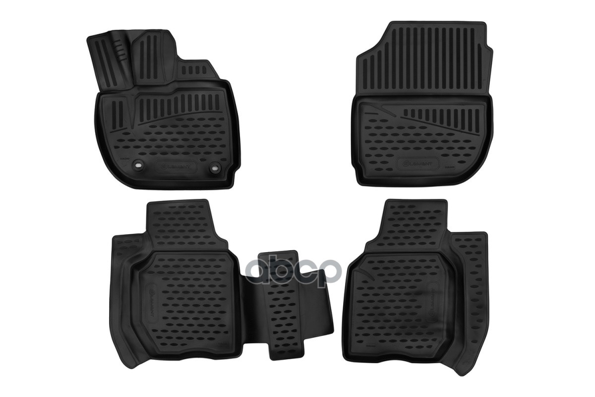 Коврики 3D в салон для HONDA Fit (III, IIIr) 2013-2021, 2WD правый руль хб., 4 шт. (полиуретан) / Хонда Фит ELEMENT арт. ELEM...