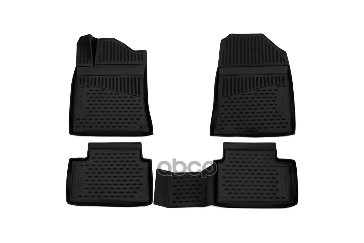 Коврики 3D в салон для KIA Ceed (III, IIIp), 2018-, хб/ун., 4 шт. (полиуретан) / Киа Сид ELEMENT арт. ELEMENT3D2567210