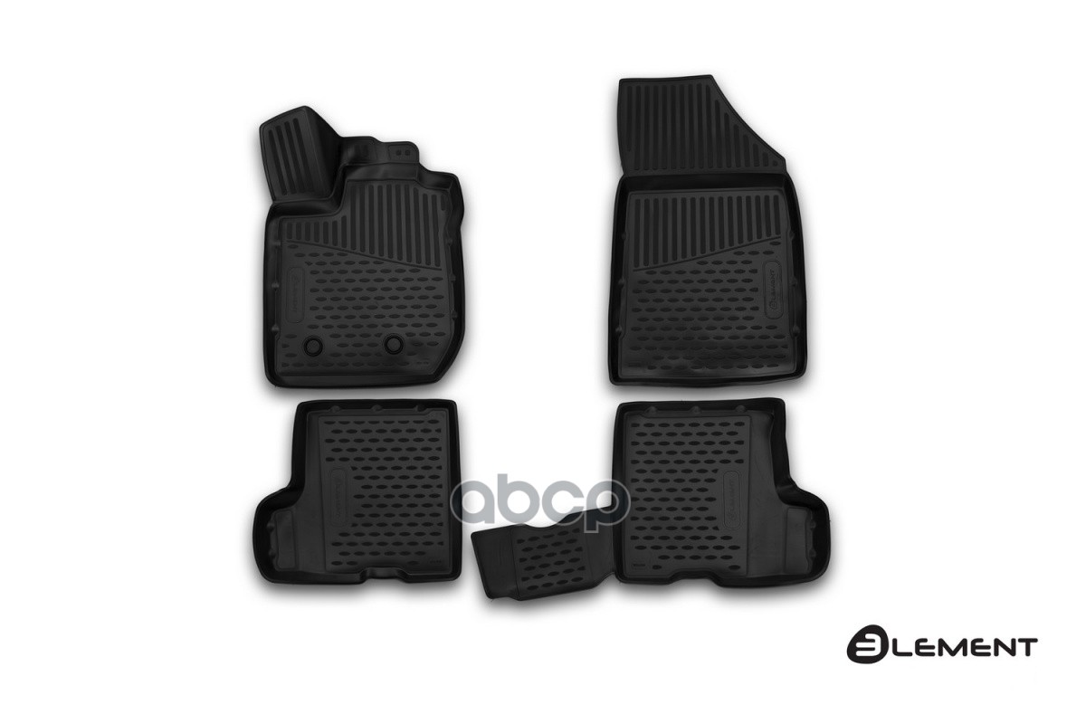 Коврики 3D в салон LADA Xray, 2015-, (компл. без ящика), 4 шт. (полиуретан) / Лада Иксрей ELEMENT арт. ELEMENT3D5237210k