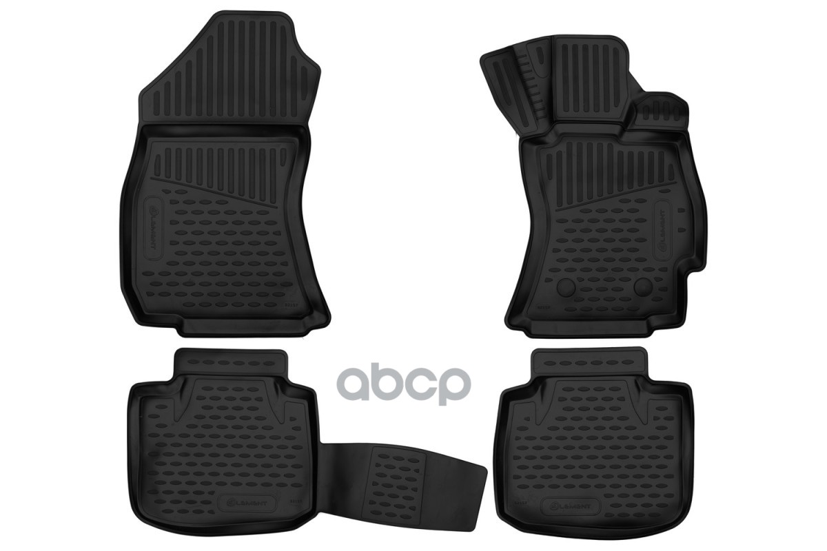 Коврики 3D в салон для SUBARU Outback 2015-2021, правый руль, 4шт. (полиуретан) / Субару Аутбек ELEMENT арт. ELEMENT3DA0N024210k
