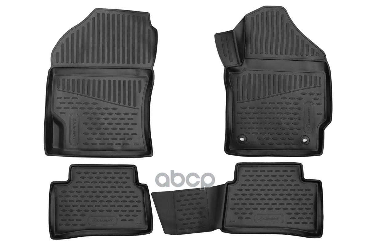 Коврики 3D в салон для TOYOTA Corolla, 2019-н.в., правый руль седан, 4шт. (полиуретан) / Тойота Королла ELEMENT арт. ELEMENT3...