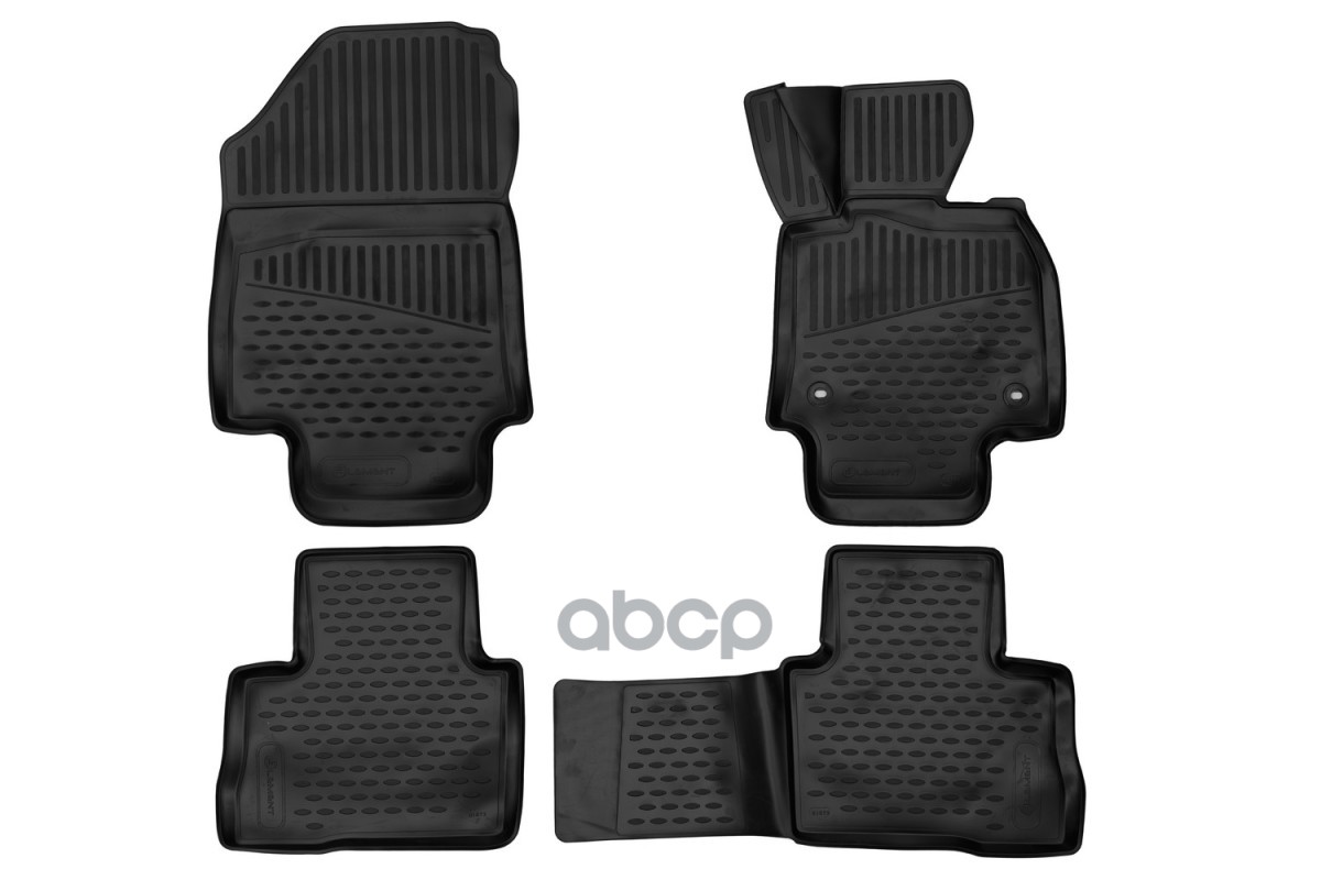 Коврики 3D в салон для TOYOTA RAV4, 2018-н.в.(V), правый руль внед, 4шт. (полиуретан) / Тойота Рав 4 ELEMENT арт. ELEMENT3DA0...