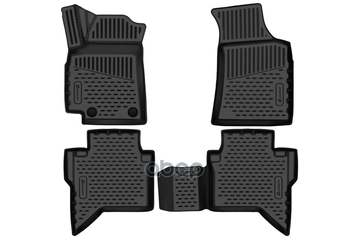 Коврики 3D в салон для JAC T6 2015-, 4шт. (полиуретан) / Джак Т6 ELEMENT арт. ELEMENT3DA15115210k