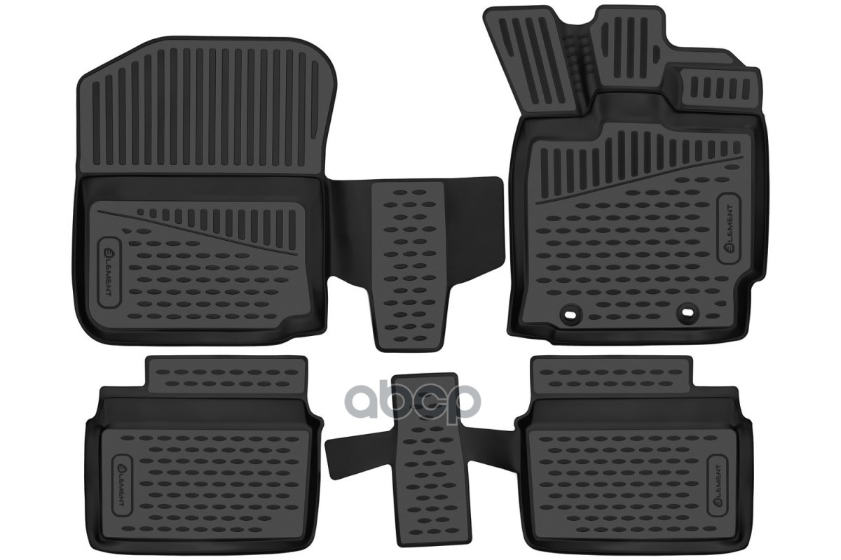 Коврики 3D в салон для TOYOTA Passo (III) 2016-н.в., правый руль хб, 4шт. (полиуретан) / Тойота Пассо ELEMENT арт. ELEMENT3DA...