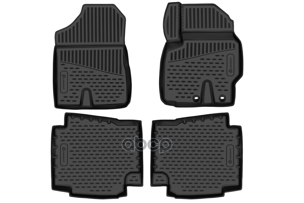 Коврики 3D в салон для TOYOTA Sienta (II) (2WD) 2015-н.в.Компактвэн, правый руль, 4шт. (полиуретан) / Тойота Сиента ELEMENT а...