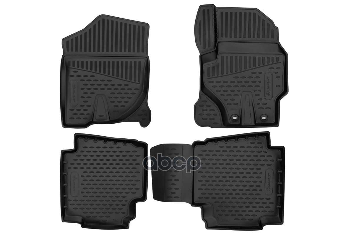 Коврики 3D в салон для TOYOTA Sienta (II) (4WD) 2015-н.в.Компактвэн, правый руль, 4шт. (полиуретан) / Тойота Сиента ELEMENT а...