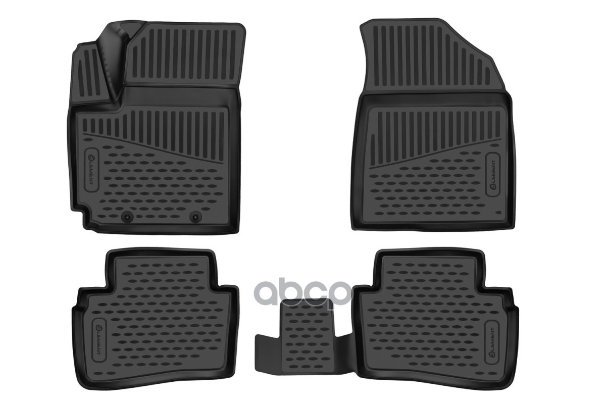 Коврики 3D в салон для HYUNDAI Creta (II) 2021 - /Solaris HC 2022- , Внедорожник 5 дв., 4шт. (полиуретан) / Хендай Крета ELEM...