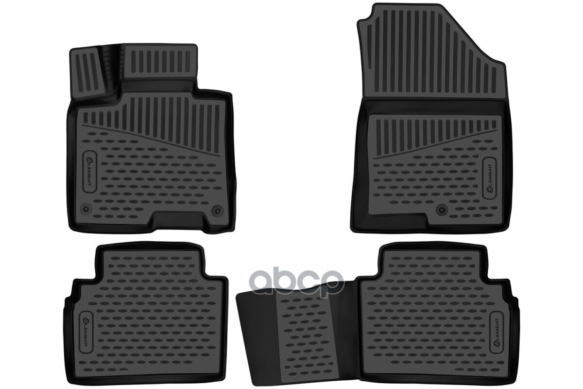 Коврики 3D в салон для KIA Sportage (V) 2021-, Внед, (РФ) , 4шт. (полиуретан) / Киа Спортаж ELEMENT арт. ELEMENT3DA67052210