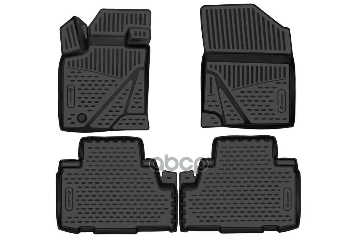 Коврики 3D в салон для CHANGAN CS75PLUS 2022 - 2024 (II, III) (5мест) 4шт. (полиуретан) / Чанган КС75ПЛЮС ELEMENT арт. ELEMEN...