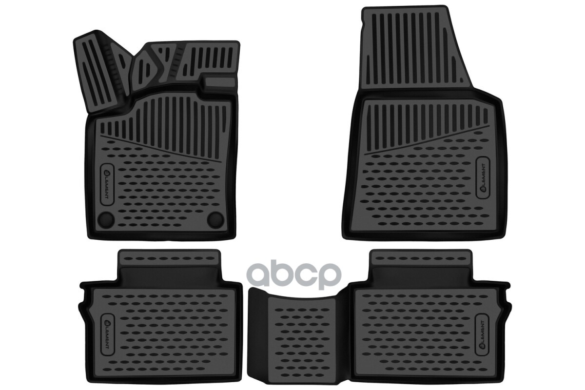 Коврики 3D в салон для FAW Bestune B70 2020-, 4шт. (полиуретан) / ФАВ Бестюн Б70 ELEMENT арт. ELEMENT3DA70195210k