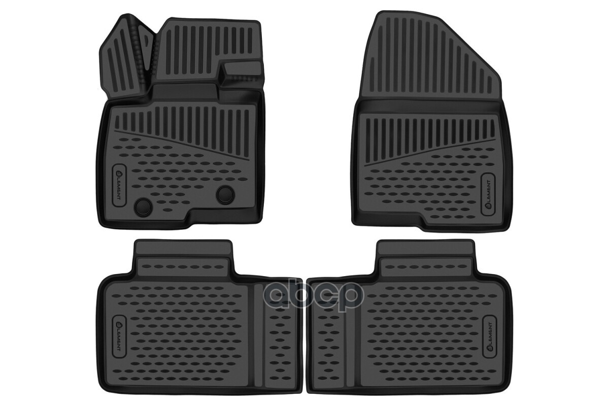 Коврики 3D в салон для BAIC X55 2023 - 4шт. (полиуретан) / Х 55 / БАИК Х55 ELEMENT арт. ELEMENT3DA70891210k