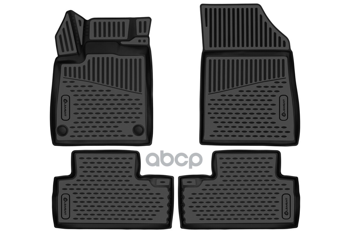 Коврики 3D в салон для GAC Trumpchi GS3 (II) 2022 -, Внедорожник 5 дв., 4 шт. (полиуретан) / Гак Трампчи ГС3 ELEMENT арт. ELE...