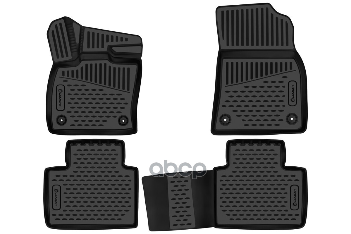 Коврики 3D в салон для GEELY Atlas (II) 2023- 4WD, 4шт. (полиуретан) / Джили Атлас ELEMENT арт. ELEMENT3DA71025210k