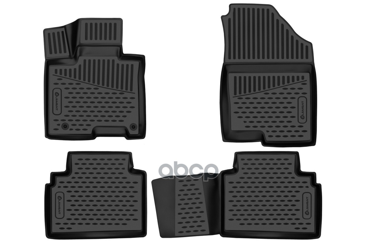 Коврики 3D в салон для HYUNDAI Tucson (IV длинная база) 2020-, 4 шт. (полиуретан) / Хендай Туксон ELEMENT арт. ELEMENT3DAN001...