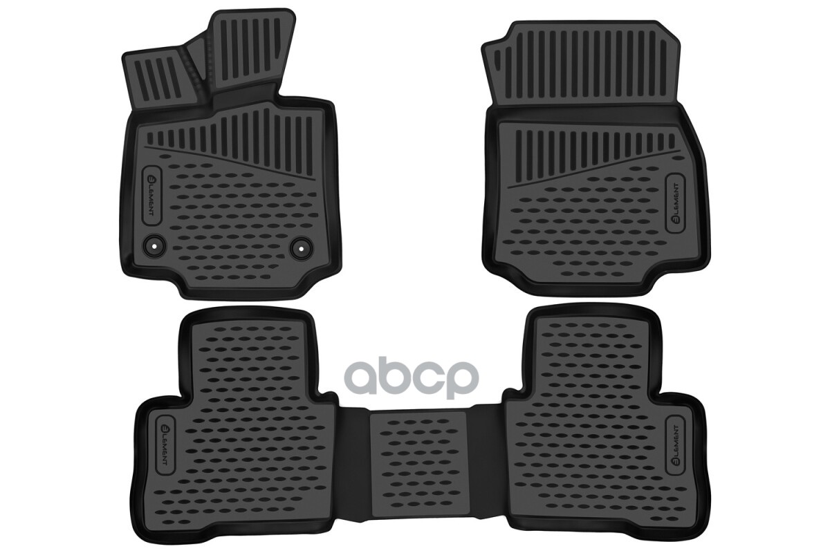 Коврики 3D в салон для TOYOTA Venza (II) 2020-, 3шт. (полиуретан) / Тойота Венза ELEMENT арт. ELEMENT3DAN0271210k