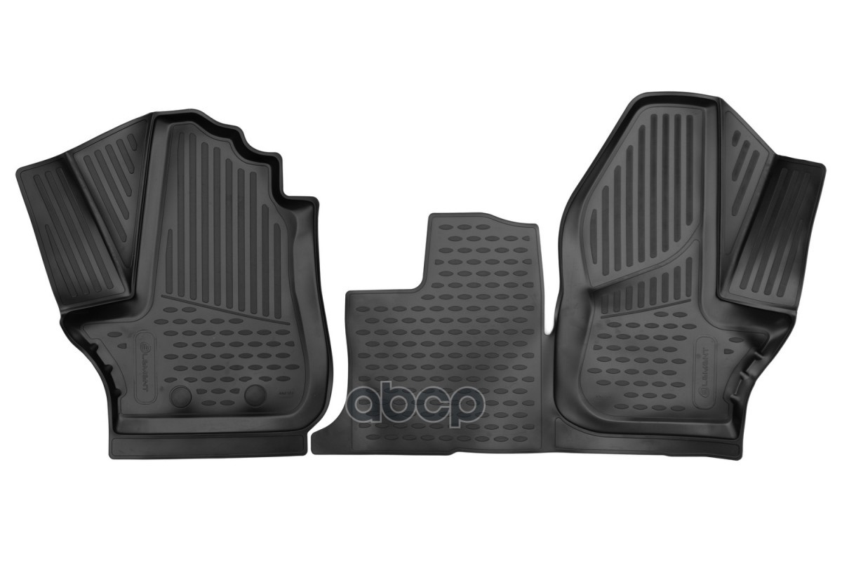 Коврики 3D в салон для ГАЗ NN 2021- Фургон, 2шт. (полиуретан) / НН ELEMENT арт. ELEMENT3DAN0301210k.F