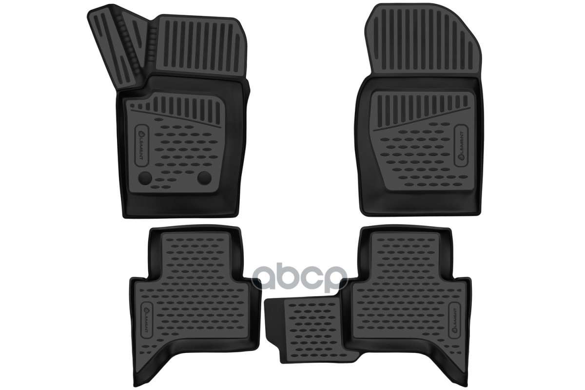 Коврики 3D в салон для TANK 300 2022-, 2025-  4шт. (полиуретан) / ТАНК ELEMENT арт. ELEMENT3DAN0380210k