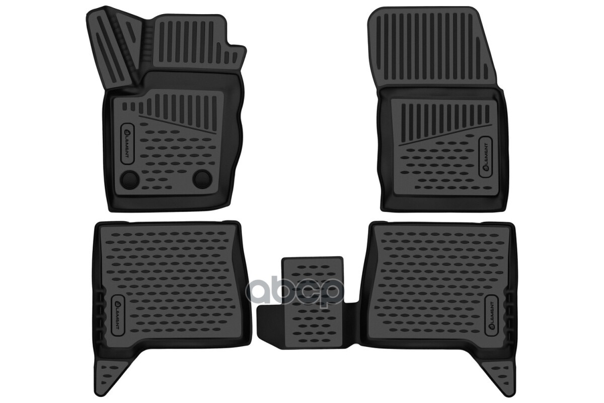 Коврики 3D в салон для GREAT WALL Poer King Kong 2022-, Пикап, 4шт. (полиуретан) / Грейт Волл Кинг Конг / Грейт Волл Поер Кин...