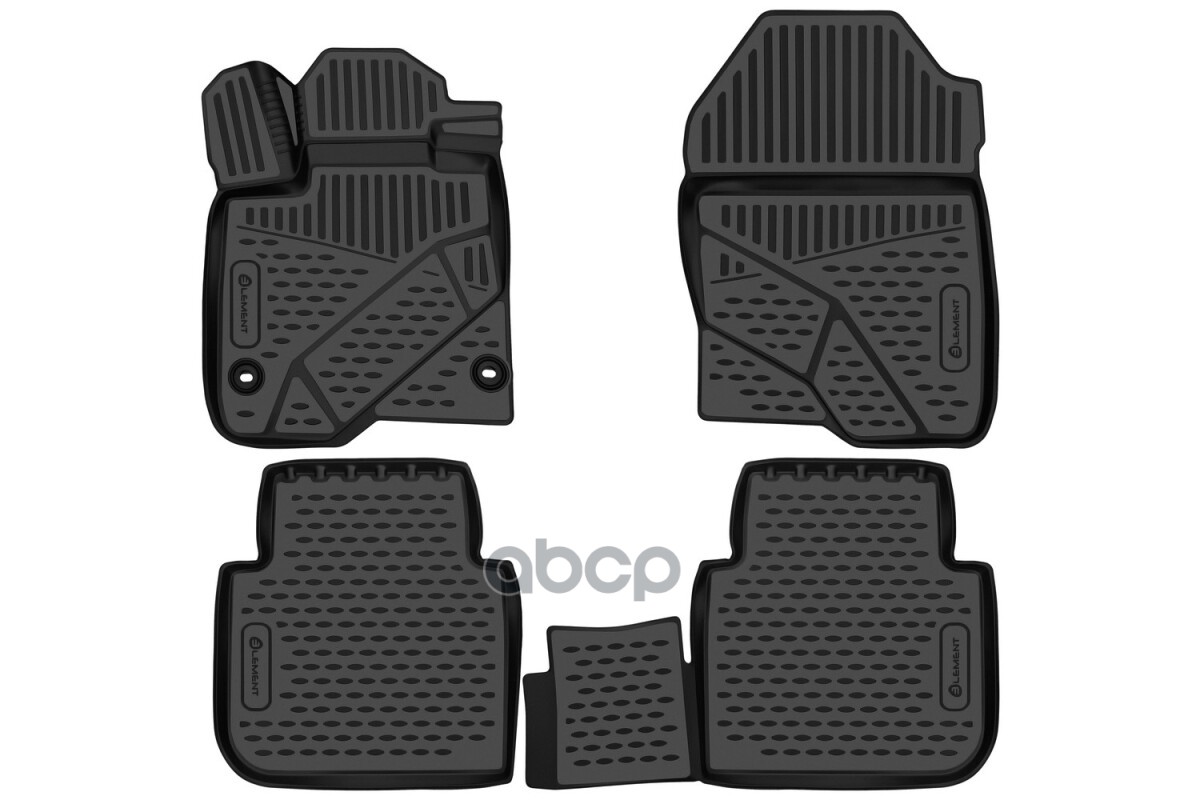 Коврики 3D в салон для HONDA CR-V (VI) 2022- Внед 4шт. (полиуретан) / Хонда ЦРВ ELEMENT арт. ELEMENT3DAN0591210k