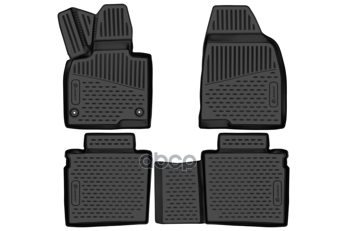 Коврики 3D в салон для FAW Bestune T99 2023 - 4шт. (полиуретан) / ФАВ Бестюн Т99 ELEMENT арт. ELEMENT3DAN0607210k