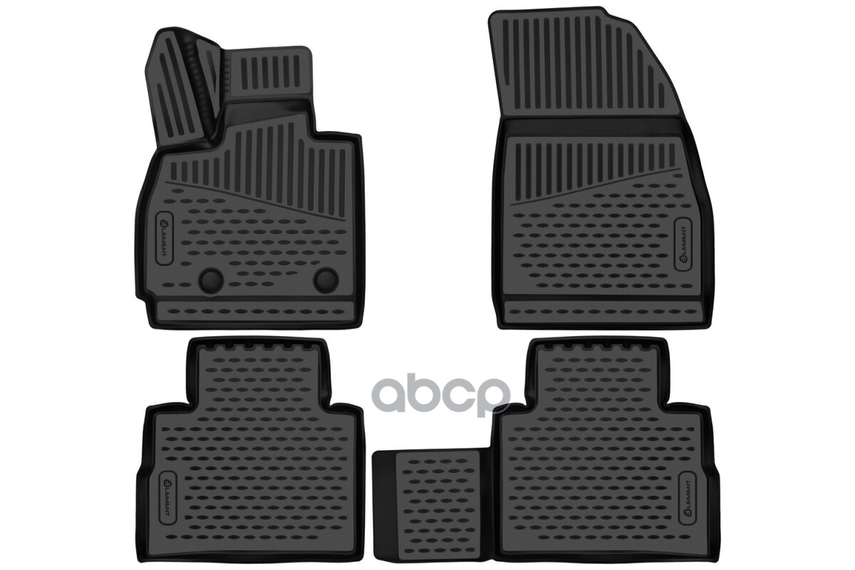 Коврики 3D в салон для EXEED RX 2023 - 4шт. (полиуретан) / Эксид РХ ELEMENT арт. ELEMENT3DAN0628210k