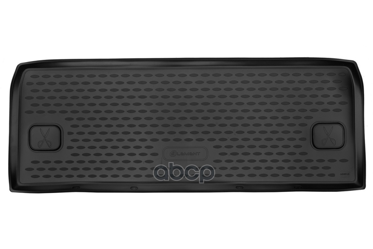 Коврик в багажник для KIA Carnival IV 2020 -, Prestige, 6 мест, с разложенным 3-им рядом, кроссвэн, 1шт. / Киа Карнивал ELEME...