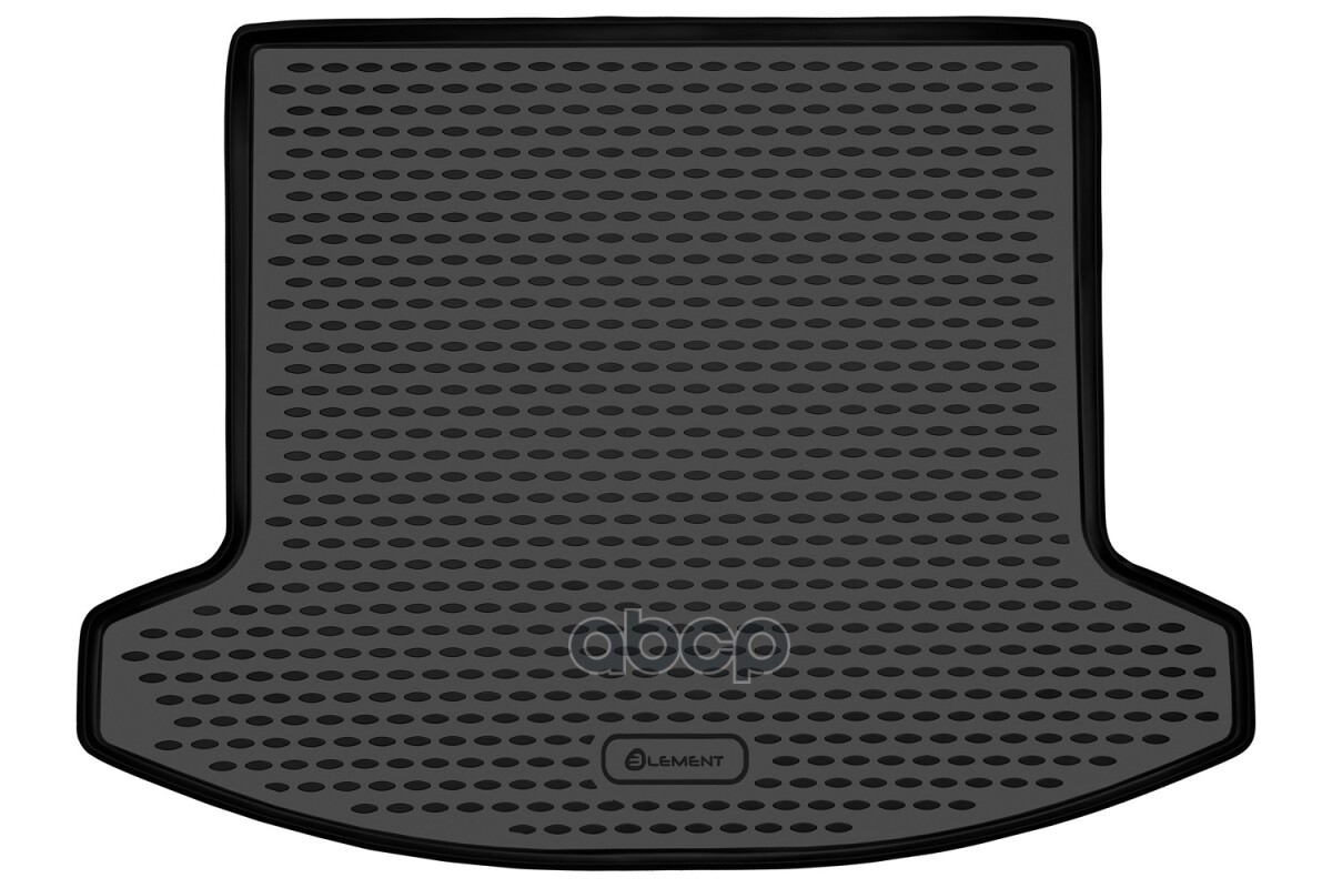 Коврик в багажник для JETOUR X70 PLUS 2020 - Внедорожник 5 дв., 3-й ряд сложен, 1шт. (полиуретан) / Джитур Х70 Плюс ELEMENT а...