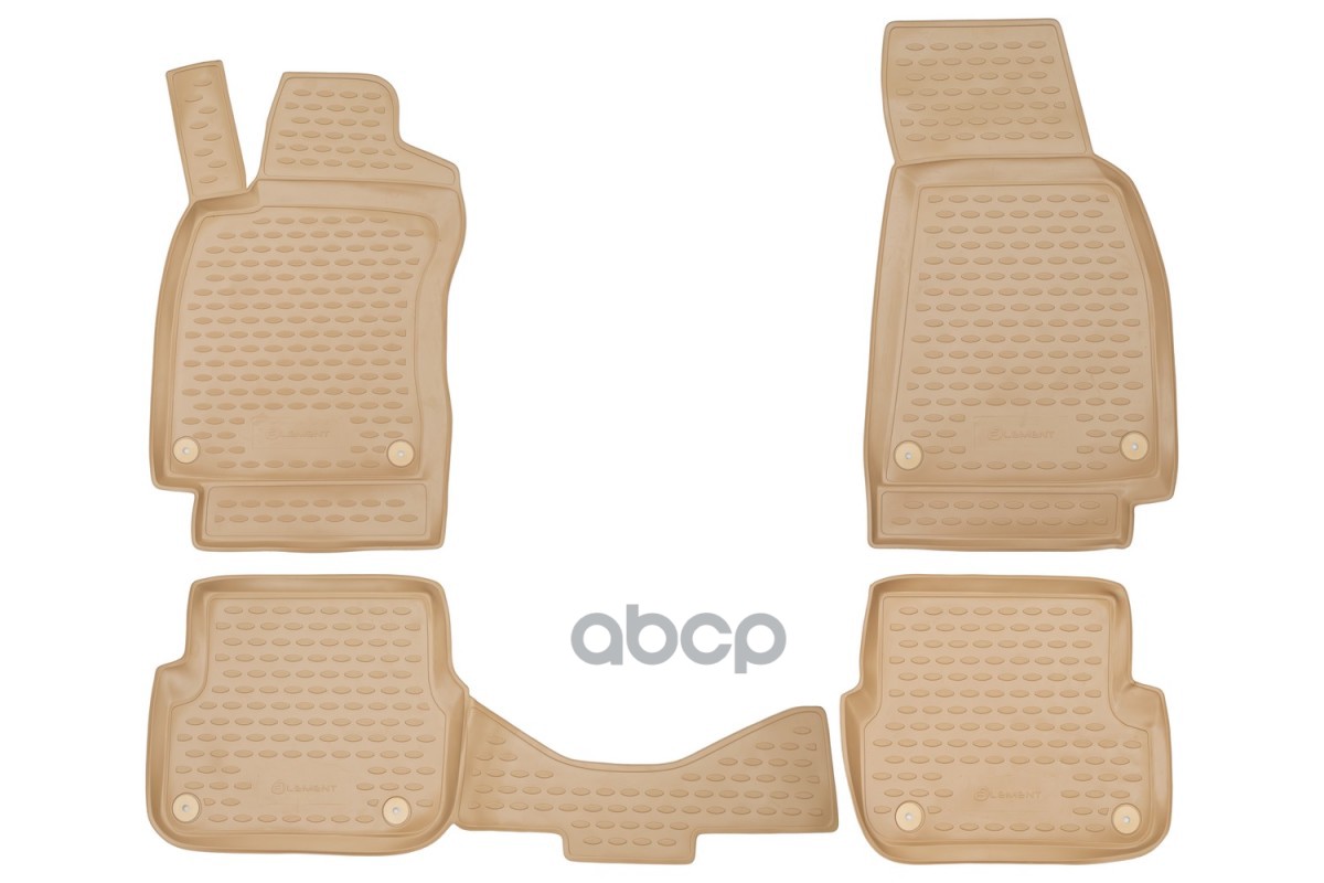 Коврики В Салон Audi A-6 Iii  (С6), 2006-2011, 4 Шт. (Полиуретан, Бежевые) / Ауди А6 ELEMENT арт. NLC.04.08.212