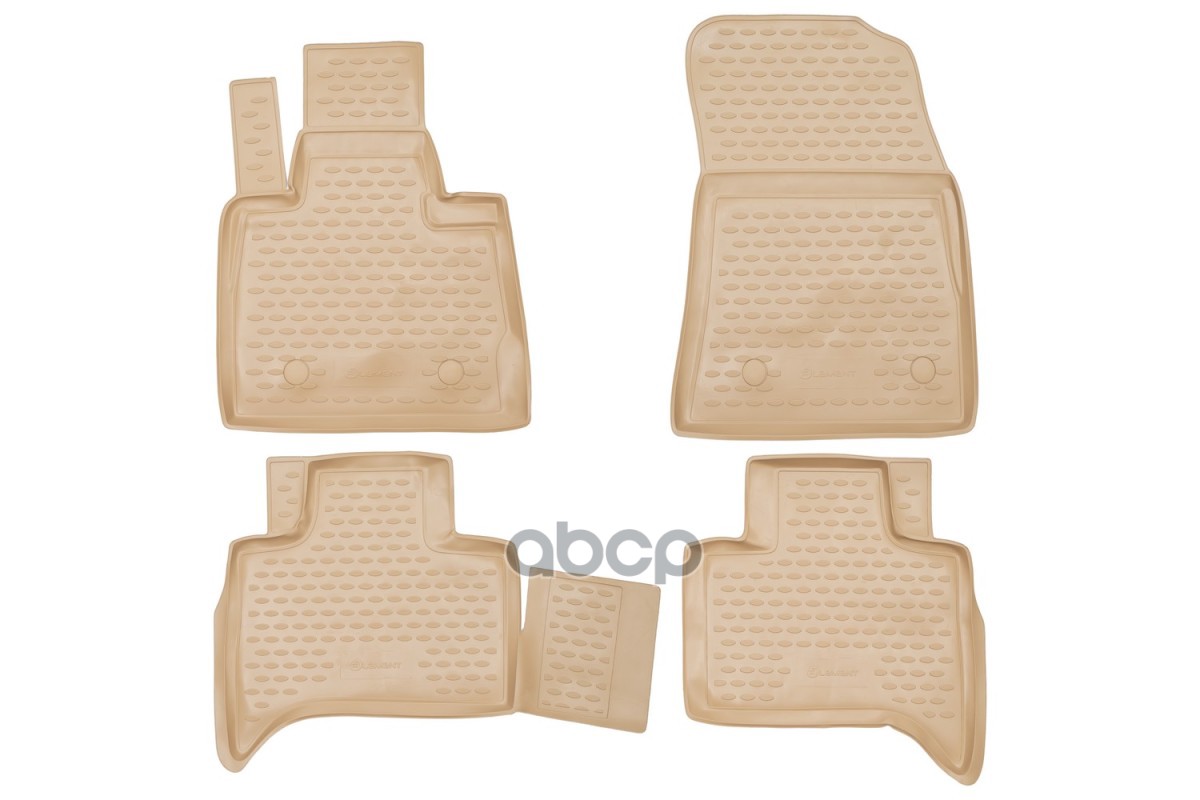 Коврики в салон BMW X5 1999-2006, 4 шт. (полиуретан, бежевые) / БМВ Х5 ELEMENT арт. NLC.05.29.212k