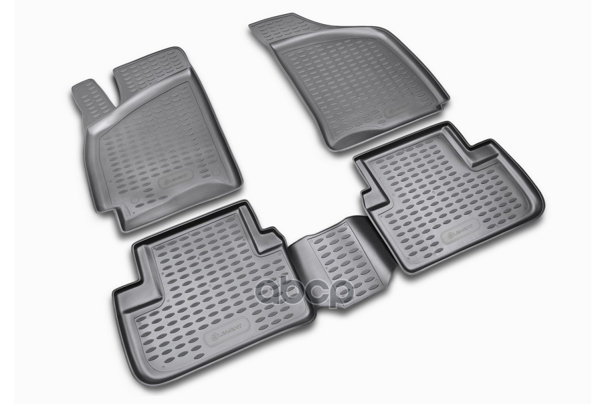 Комплект Резиновых Автомобильных Ковриков В Салон Chevrolet Lanos 97> 4 Шт. (Полиуретан) ELEMENT арт. NLC0802210K