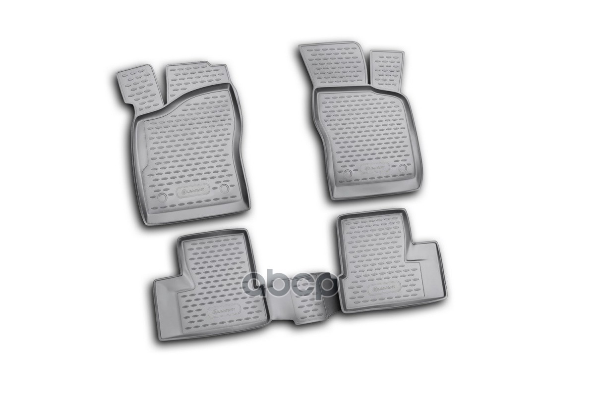 Комплект Резиновых Автомобильных Ковриков В Салон Daewoo Nexia 2008->, 4 Шт. (Полиуретан) ELEMENT арт. NLC1109210K