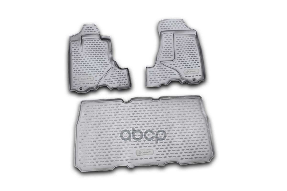 Коврики в салон HONDA Element 2003-, 3 шт. (полиуретан) / Хонда Элемент ELEMENT арт. NLC.18.17.210