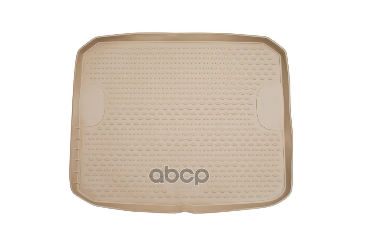 Коврик в багажник для HONDA Odyssey RA6 JDM, 1999-2003, правый руль длин., мв. (полиуретан, бежевый) / Хонда Одиссей ELEMENT ...