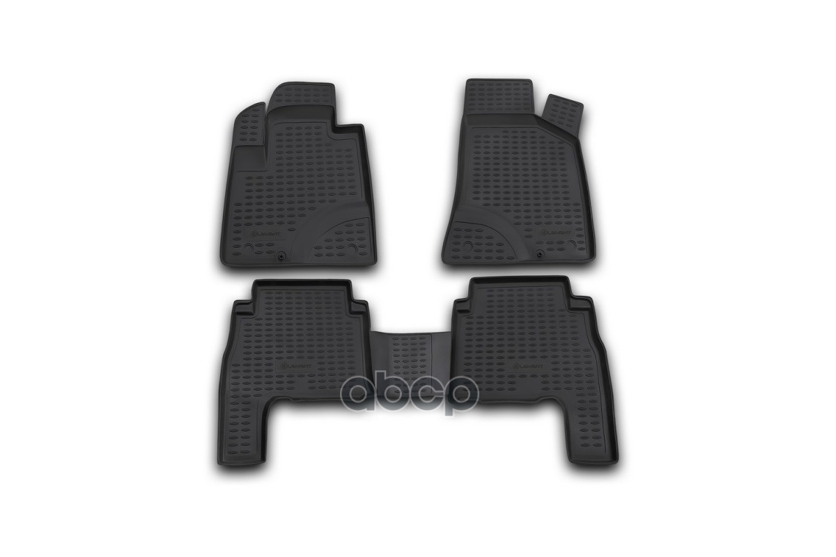 Коврики в салон HYUNDAI Santa Fe 2006-2010, 4 шт. (полиуретан) / Хендай Санта Фе ELEMENT арт. NLC.20.18.210kh