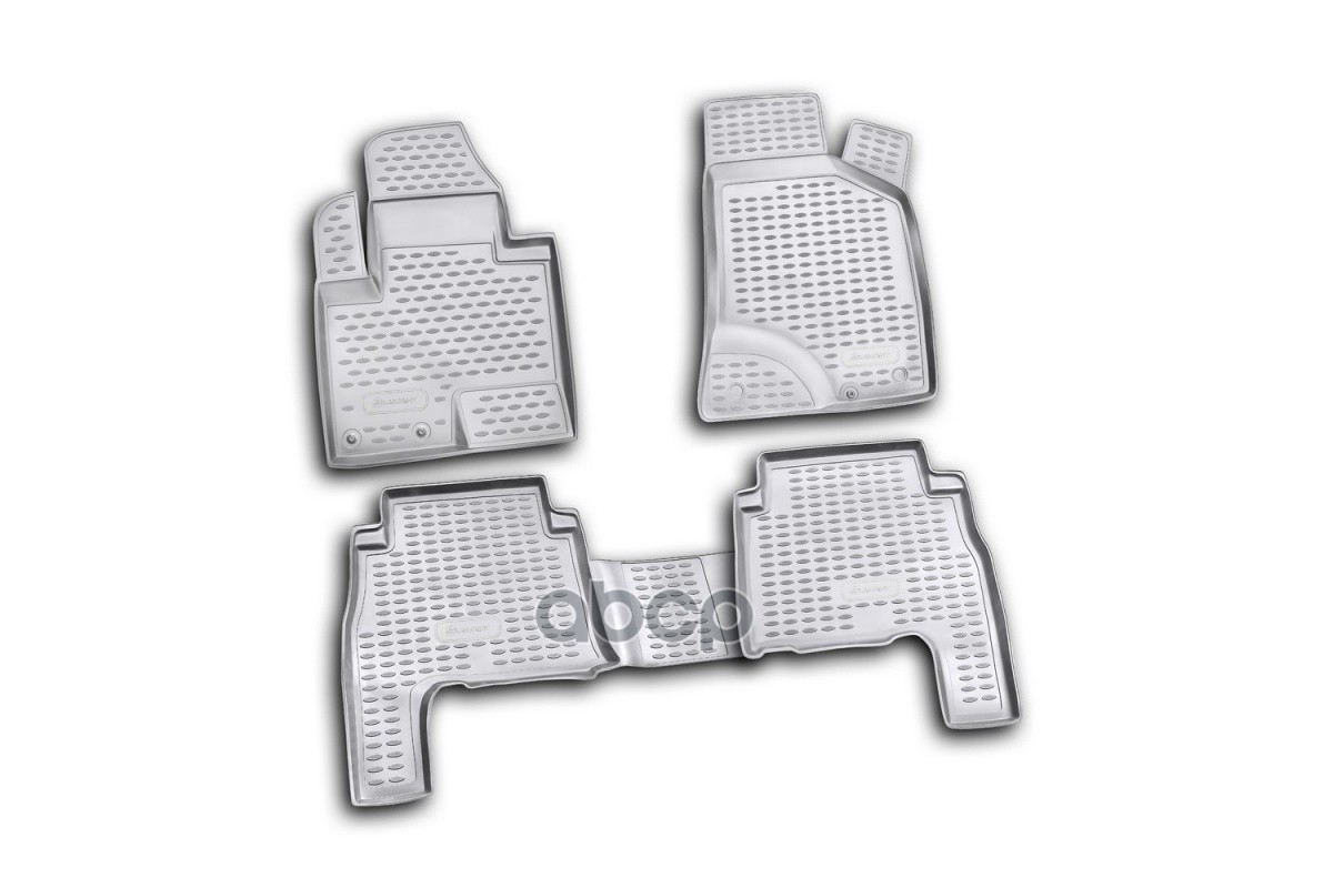 Коврики в салон HYUNDAI Santa Fe 05/2010-2012, 4 шт. (полиуретан) / Хендай Санта Фе ELEMENT арт. NLC.20.37.210kh