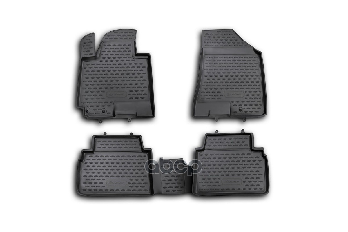 Коврики в салон для KIA Sportage (III, IIIr), 2010-2016, 4 шт. (полиуретан) / Киа Спортаж ELEMENT арт. NLC.25.33.210h