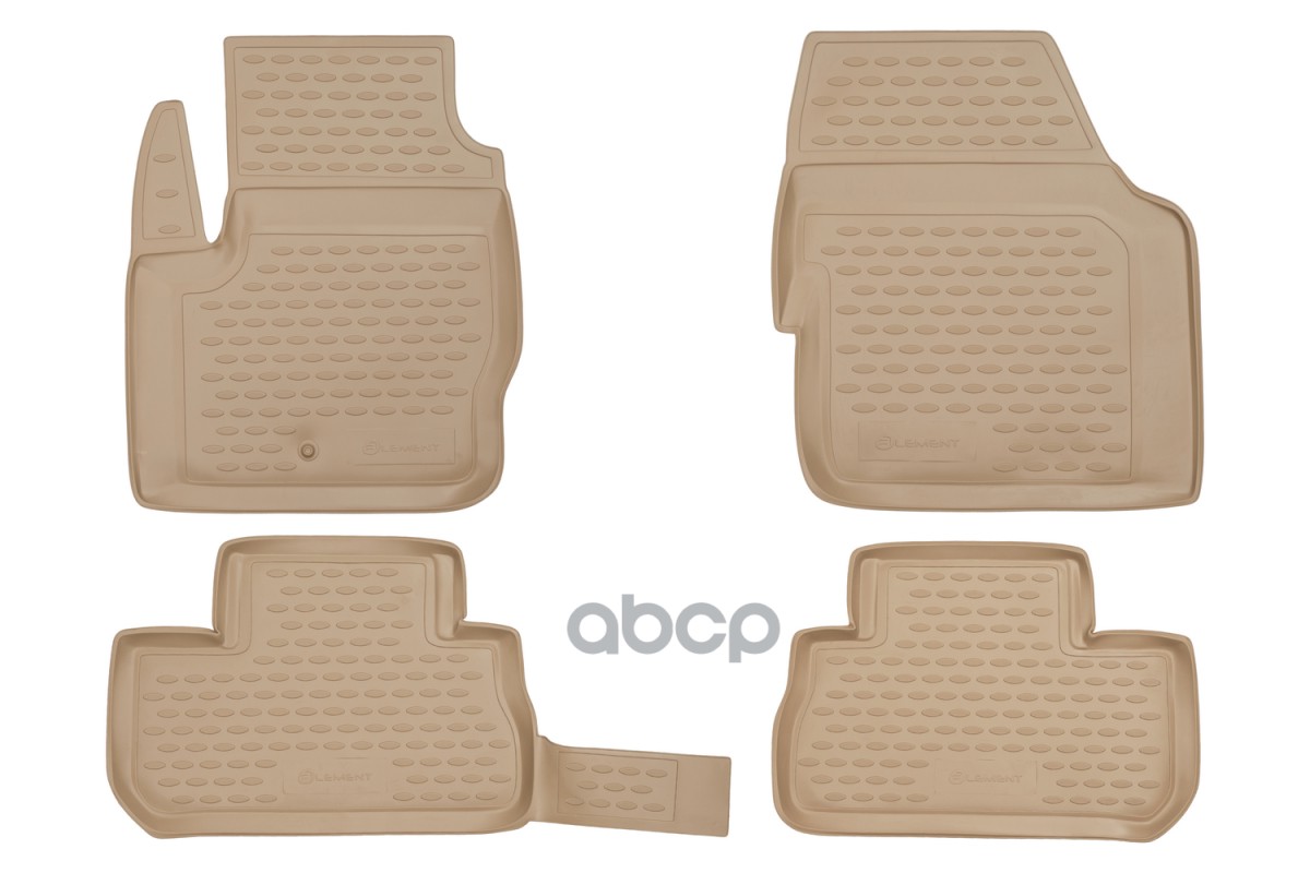 Коврики В Салон Land Rover Freelander 2007-01/2013, 4 Шт. (Полиуретан, Бежевые) / Ленд Ровер Фриландер ELEMENT арт. NLC.28.02...