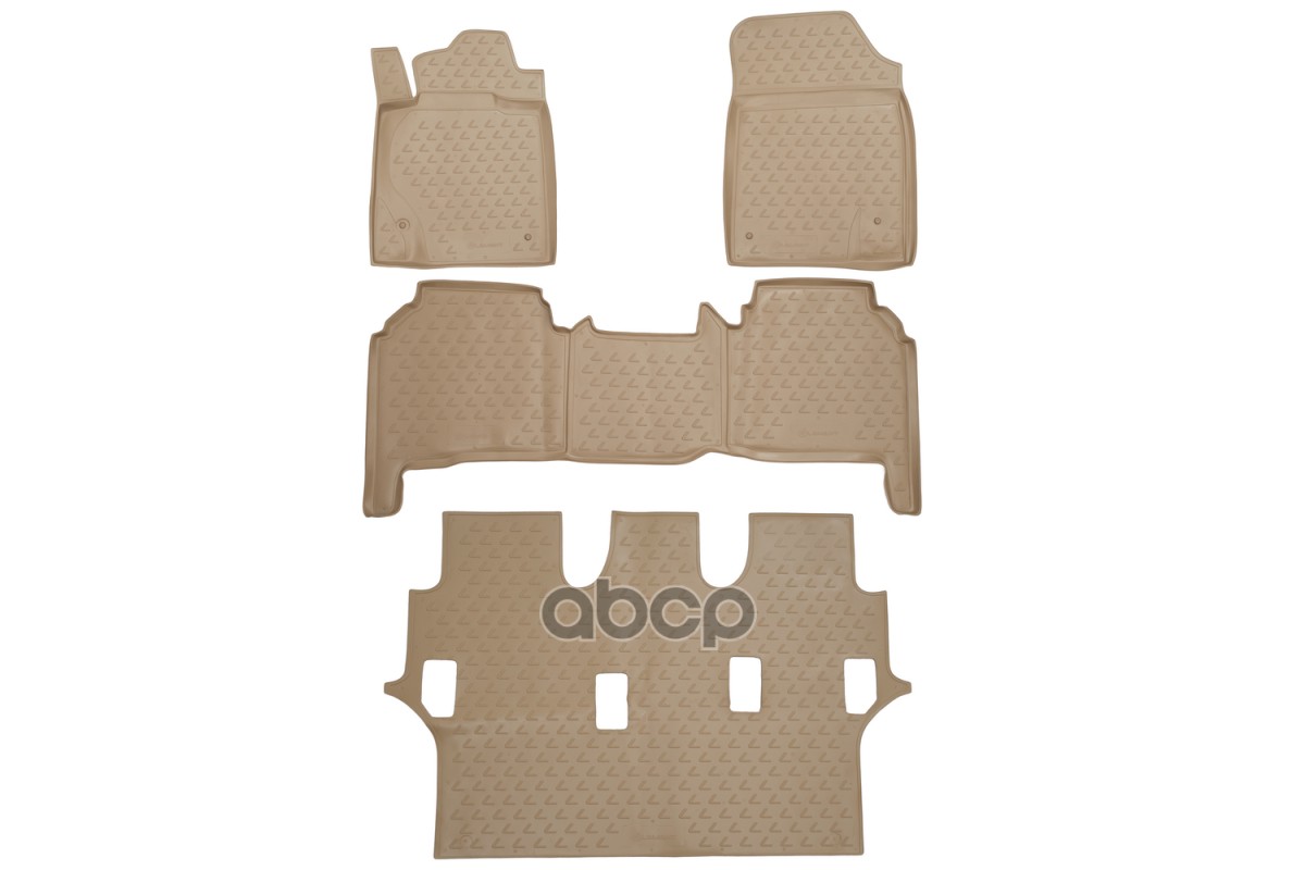 Коврики в салон, для LEXUS LX570 2007-2012, 3 шт. (бежевые) / Лексус ЛХ ELEMENT арт. NLC.29.07.212k