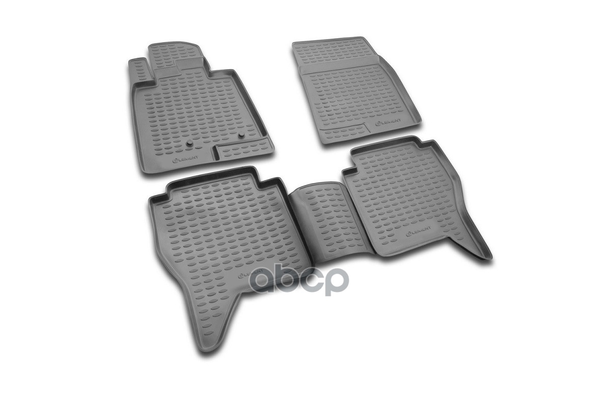 Коврики В Салон Mitsubishi Pajero Iv (V80), 2006-, 4 Шт. (Полиуретан, Серые) / Митсубиси Паджеро ELEMENT арт. NLC.35.16.211